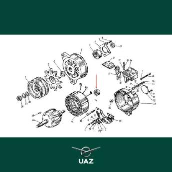 lager alternator - UB1780