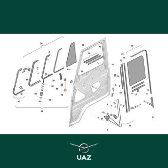rozet raamslinger - UB1449