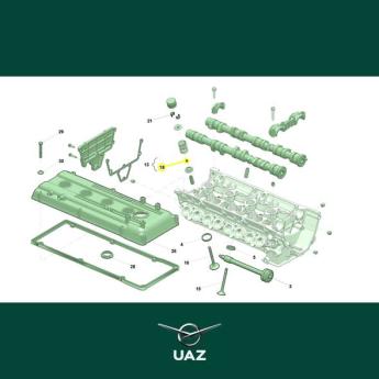pakkingset motorkleppen - UB1768