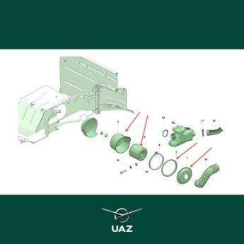 luchtfilterbehuizing - UB1638