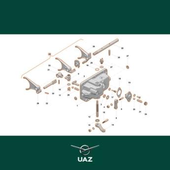 kap versnellingsbak - UB1377