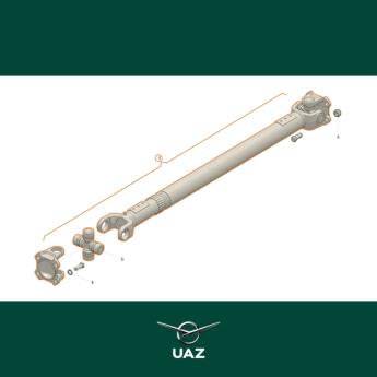 cardanas achteras - UB0042