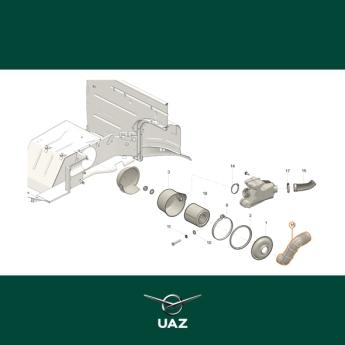 slang luchtinlaat - UB0806