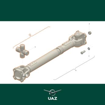cardanas achteras - UB1138