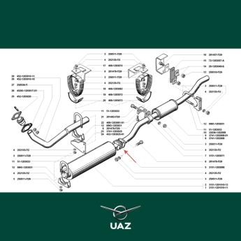 pakking uitlaat - UB0029