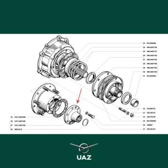 flens wielnaaf - UB1774