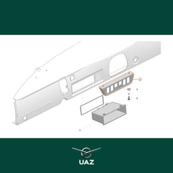paneel schakelaars dashboard - UB1405