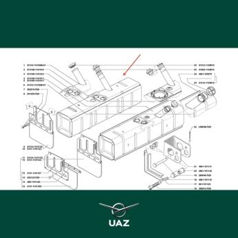 brandstoftank rechts - UB0465