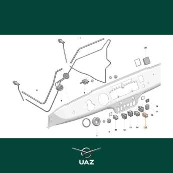schakelaar interieurverlichting - UB1375