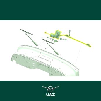 ruitenwissermotor voorruit - UB2219