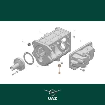 aftapplug versnellingsbak - UB2592
