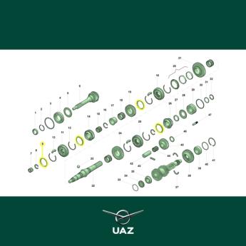 synchronisatiering versnellingsbak - UB2372