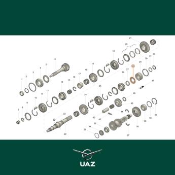 oliedeflector versnellingsbak - UB2770