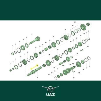 kogel versnellingsbak - UB1744