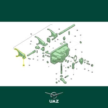 schakelvork versnellingsbak - UB2411