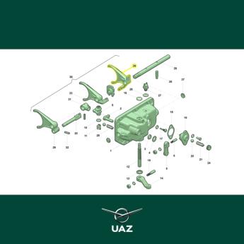 schakelvork versnellingsbak - UB2412