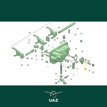 kogel versnellingsbak - UB1745