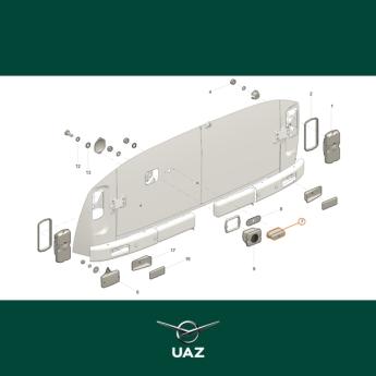 kentekenplaatverlichting - UB0011
