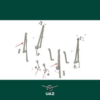 set veiligheidsgordels - UB0966