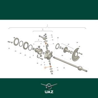 draaiboutbus fusee - UB0658