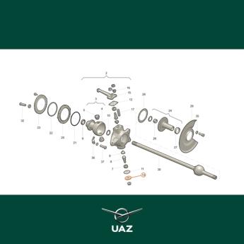 afdichtring fuseepen - UB1027
