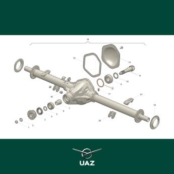 stelring differentieel - UB3032