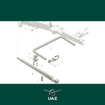 ophangrubber stabilisatorstang - UB3095