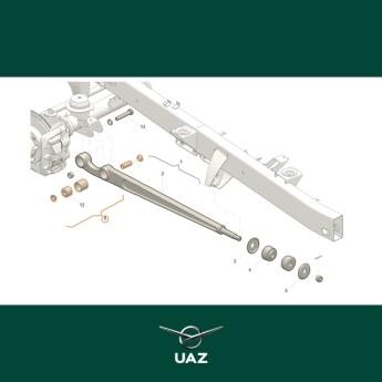 bus longitudinale stang - UB2949