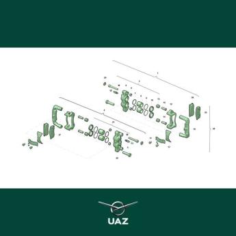 reparatieset remklauw - UB1738