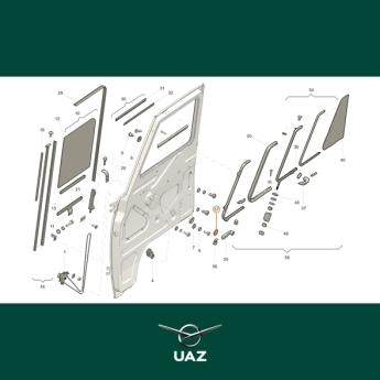 rozet raamslinger - UB0855