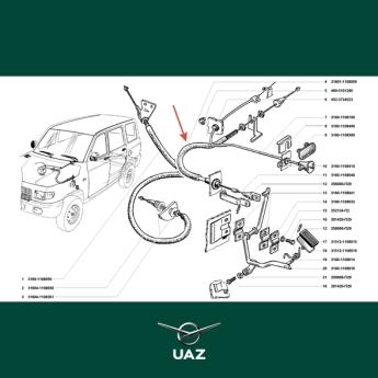 gaspedaalkabel - UB3194
