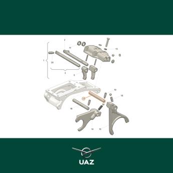 as schakelvork tussenbak - UB2977