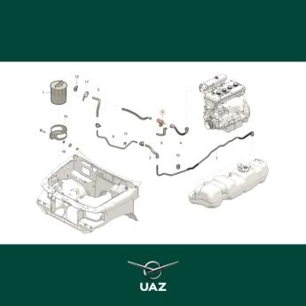 ontluchtingsklep koolstoffilter - UB3126