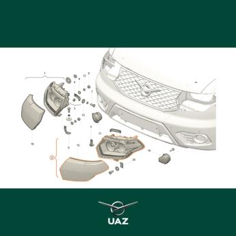 koplamp links - UB2700