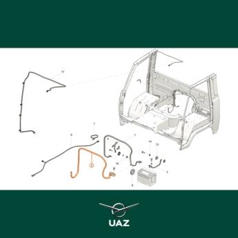 kabel startmotor - UB2719