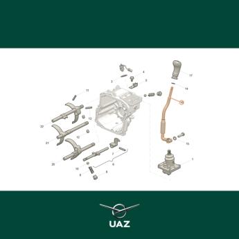 versnellingspook - UB0284