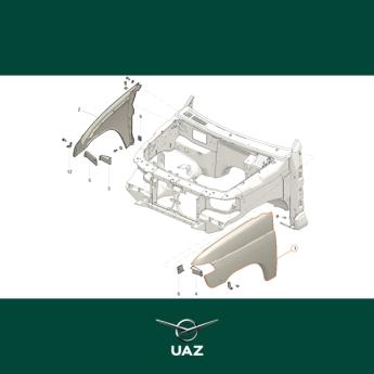 spatbord links - UB3038