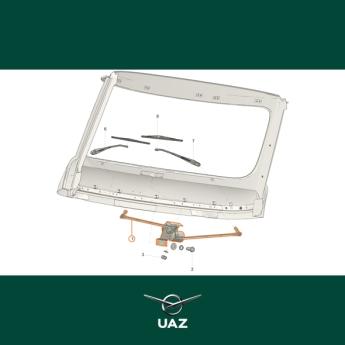 ruitenwissermotor voorruit - UB0153