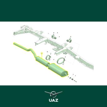uitlaat - UB2528