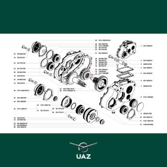 tandwiel tussenbak - UB2199