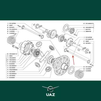 steekas achteras - UB1829