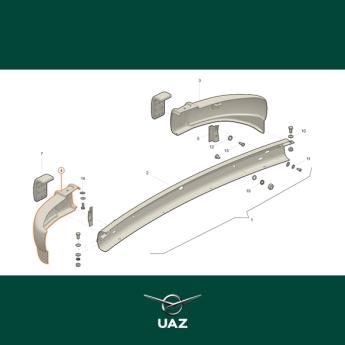 bumperhoek links - UB0475