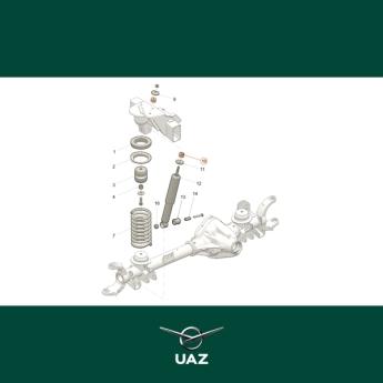 ophangrubber schokbreker - UB3013