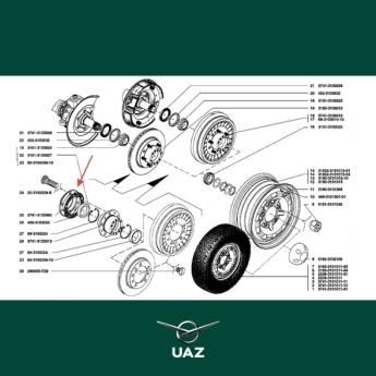 oliekeerplaat wielnaaf - UB2767