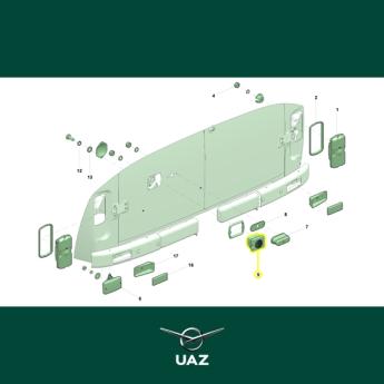 achteruitrijlicht led - UB0753
