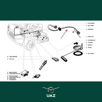 kabel snelheidsmeter - UB1648
