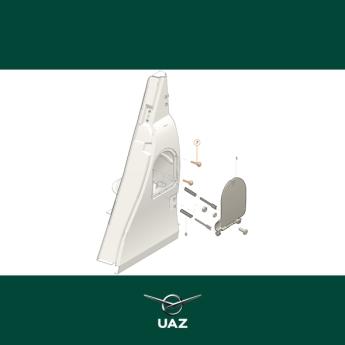 stootrubber handschoenenvak en tankklep - UB3091