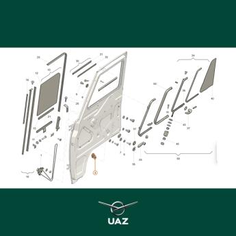 geleide rollen raammechanisme - UB0227