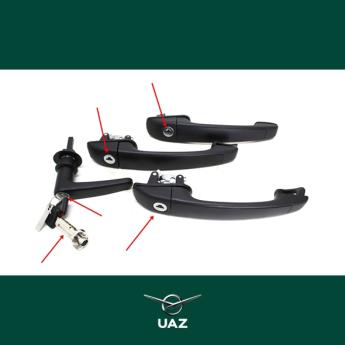 set cilindersloten - UB3237