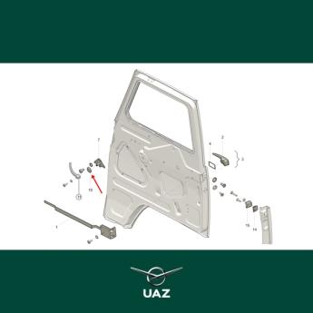 rozet deurgreep - UB3304